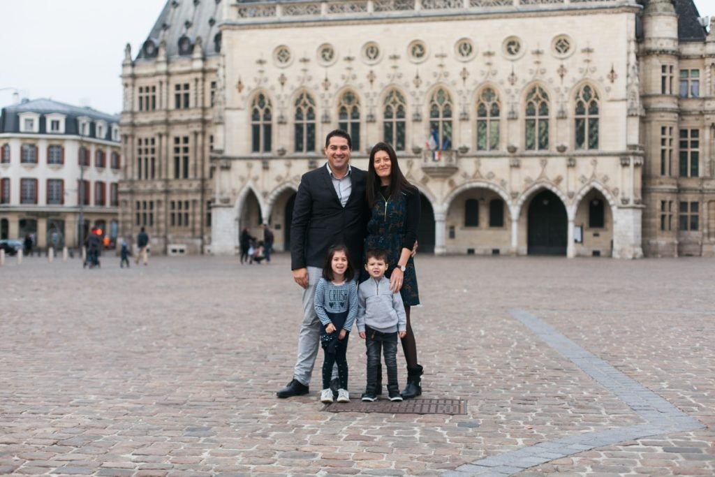 une photo de famille à Arras