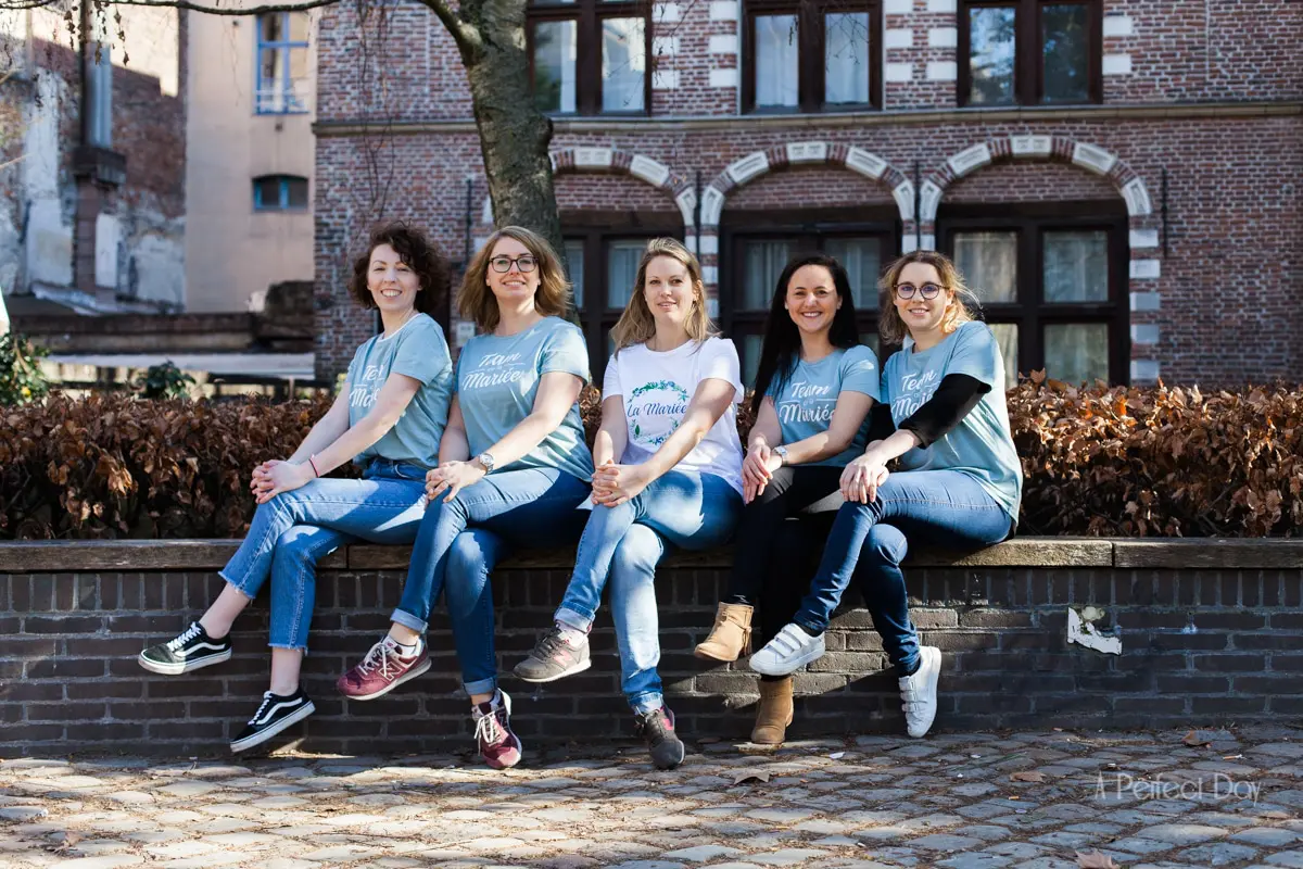 Une séance photo EVJF au parc de Notre Dame de la Treille à Lille