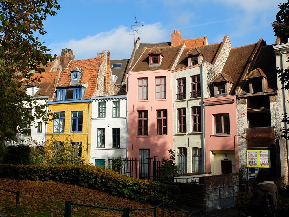 quelques maisons colorées du vieux-lille