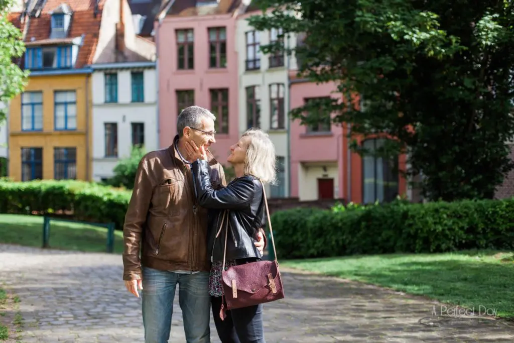 un shooting couple dans le Vieux-Lille