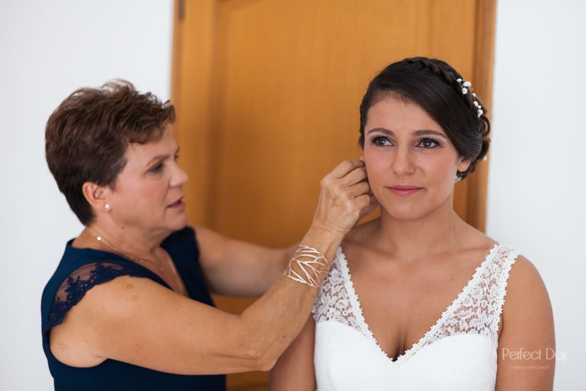 Les préparatifs de la mariée avant la cérémonie