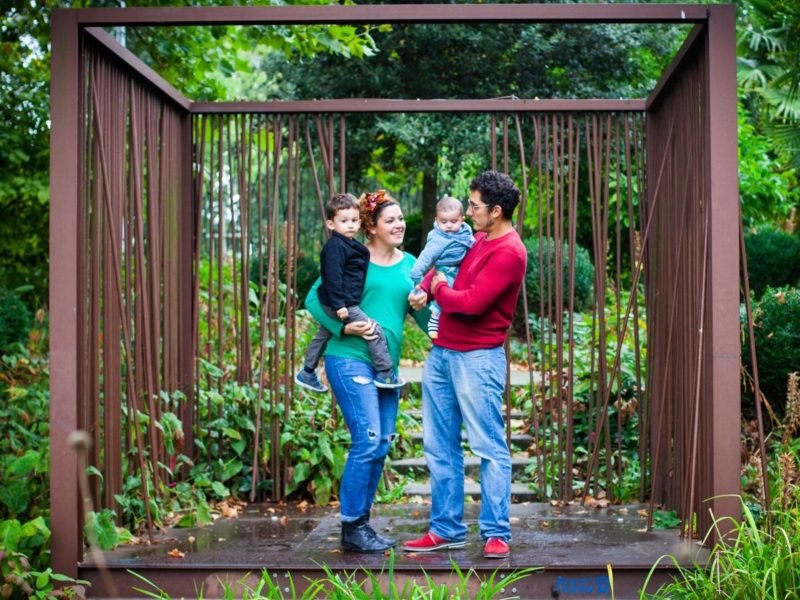 photographe famille à Lille - Séance photo au jardin des géants