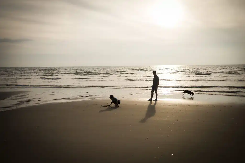 seance photo famille à la plage