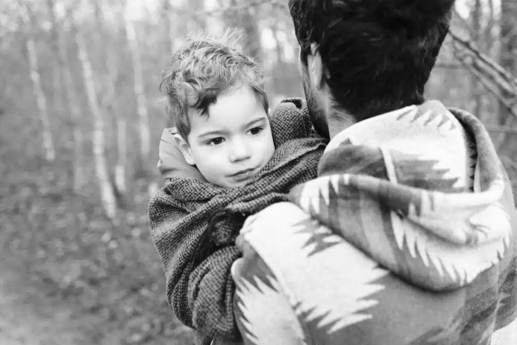 séance photo famille en forêt de marchiennes