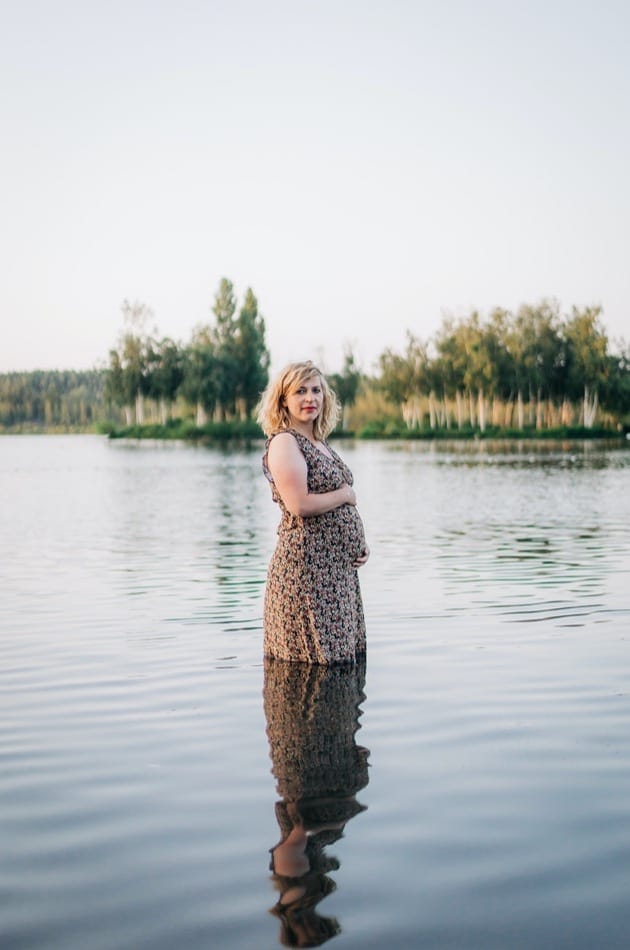 photo de grossesse au terril de rieulay