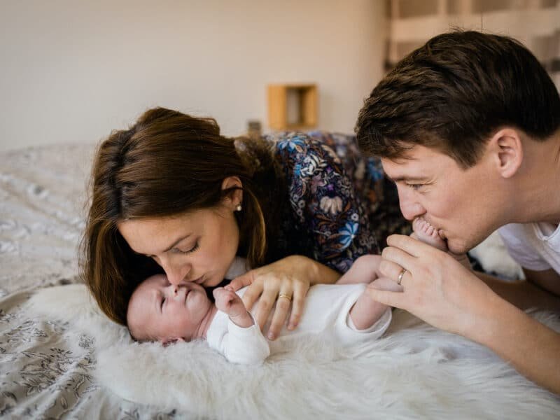 une séance photo naissance lifestyle