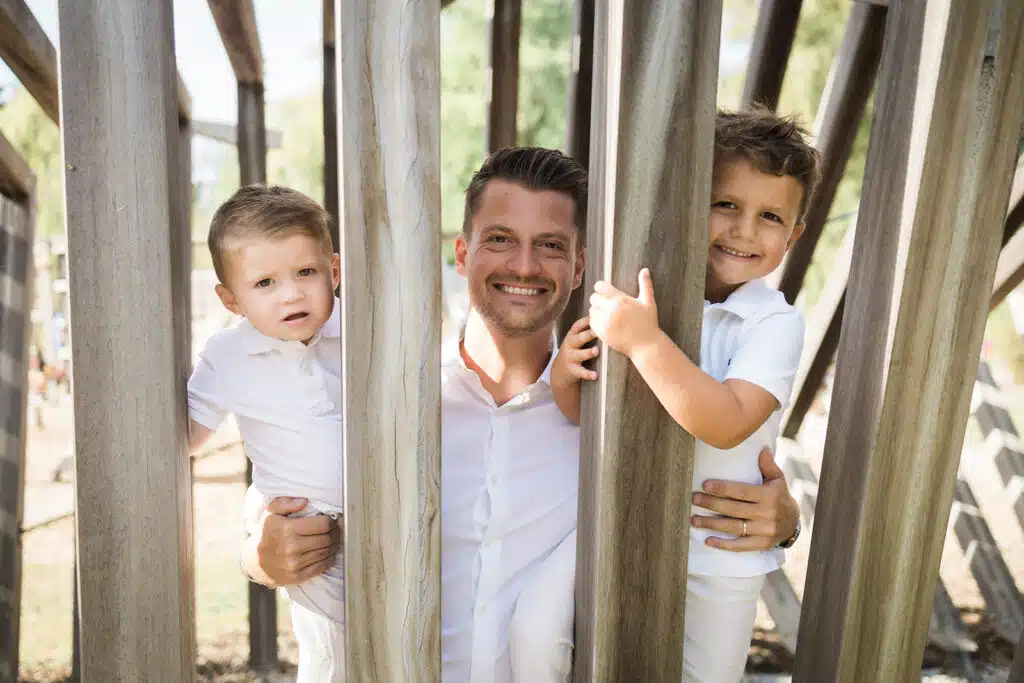 shooting famille aux jardins Mallet Stevens à croix
