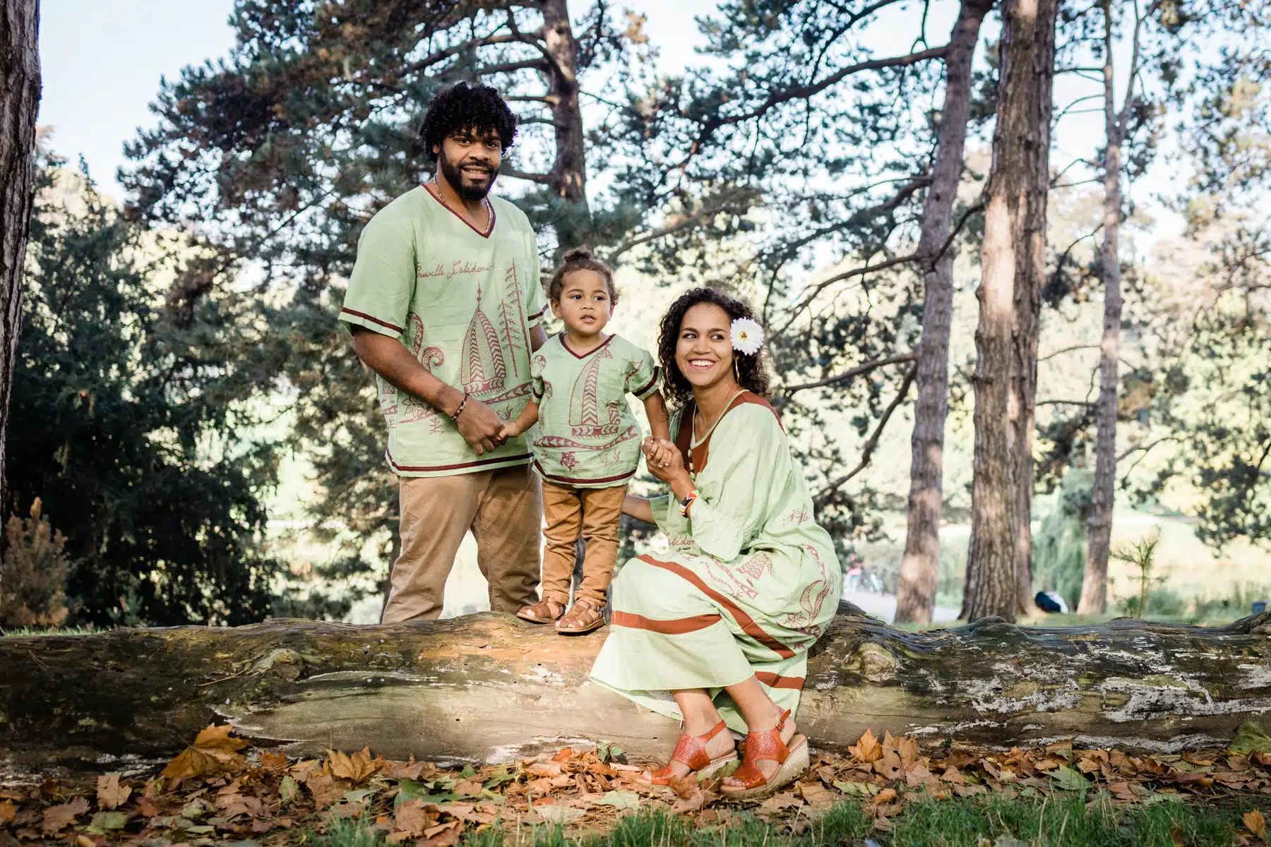 shooting photo famille au parc barbieux a Roubaix
