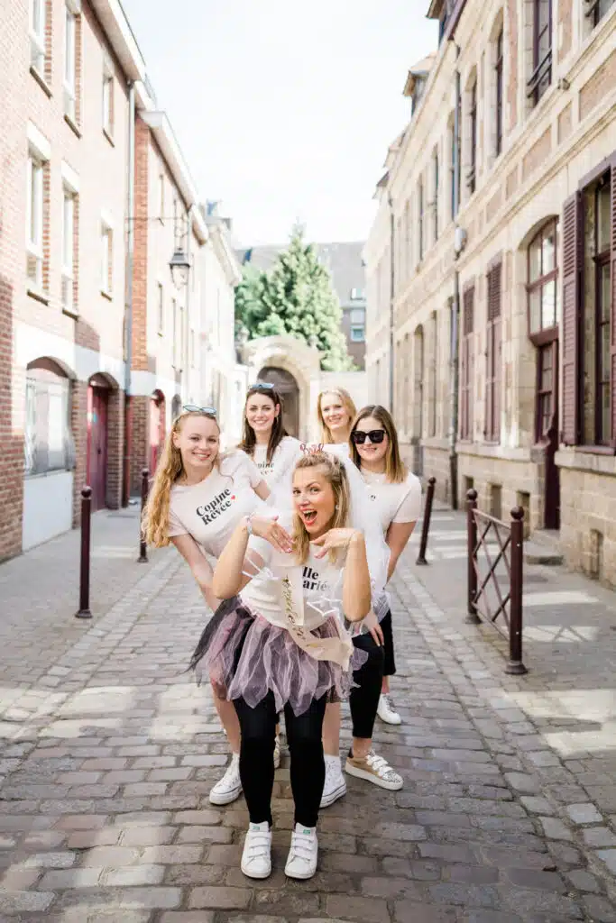 shooting evjf dans le vieux-lille