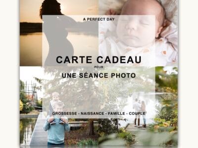carte cadeau pour une seance photo à lille