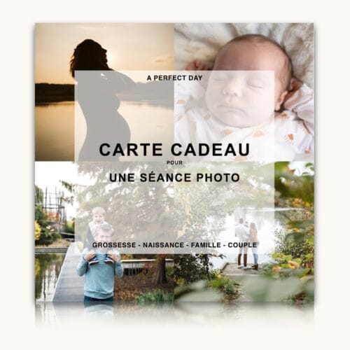 carte cadeau pour une seance photo à lille