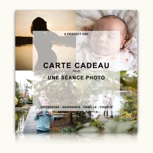 carte cadeau pour une seance photo à lille