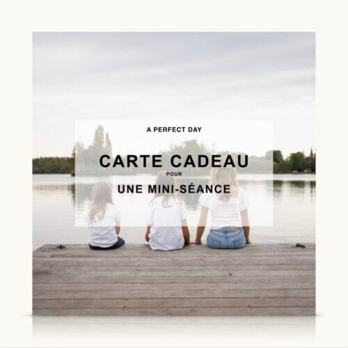 Carte cadeau pour une mini séance photo a rieulay ou à marchiennes