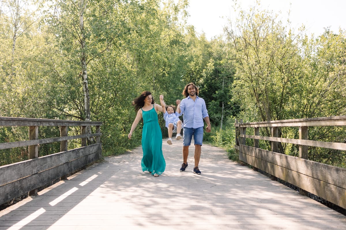 Complicité parents enfants — Shooting photo nature Rieulay