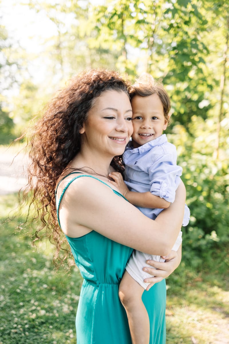 Complicité parents enfants — Shooting photo nature Rieulay