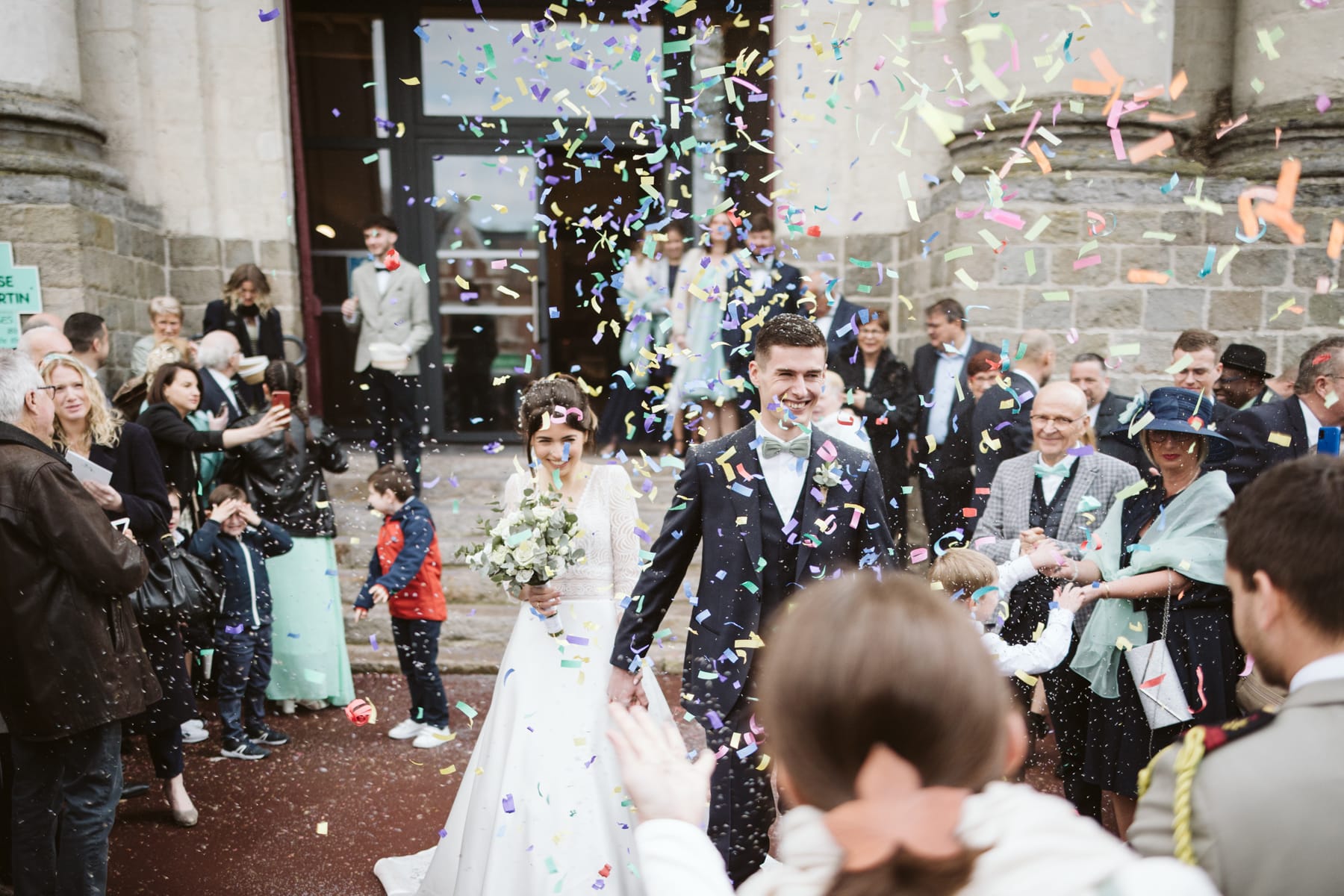 sortie eglise saint martin mariage saint amand les eaux