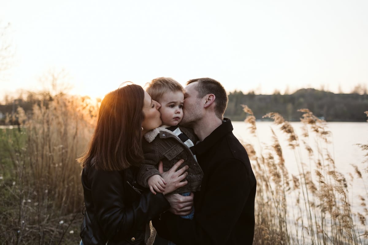 seance photo famille au terril de Rieulay