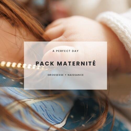 Carte cadeau pack maternité, séance photo grossesse et naissance