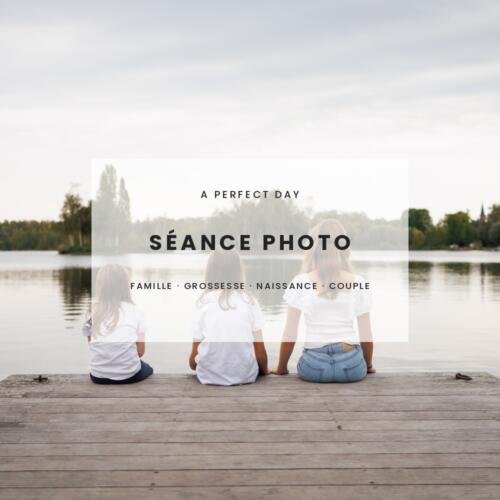 Carte cadeau séance photo famille, grossesse, naissance ou couple – A Perfect Day